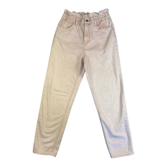 Joe's Jeans "The Brinkley" Women's Size 26 High Rise Paperbag Jeans‎ Light Pink - Picture 1 of 10